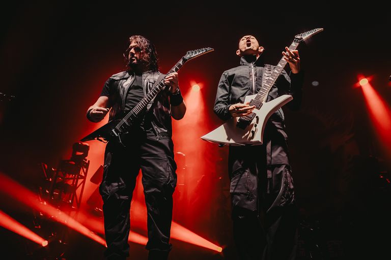 Trivium performing live at AEC Theatre in Adelaide